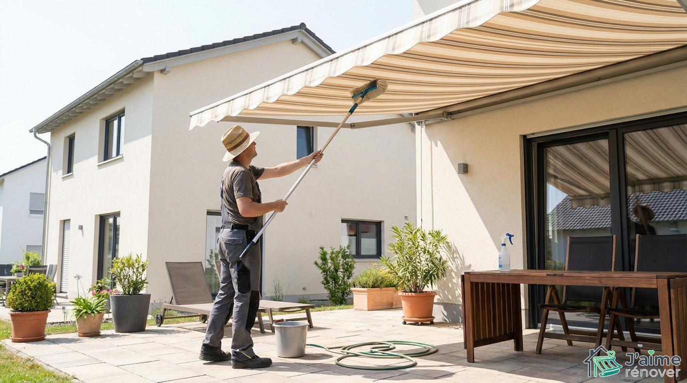 Nettoyer store banne : les secrets d&rsquo;un entretien expert